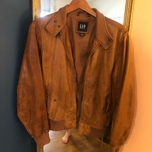 Gap Men’s REAL Leather Jacket